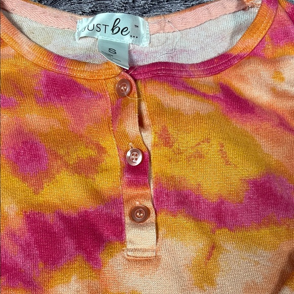 Zara Kids Orange and Pink Tie-Dye Bottoms - Picture 3 of 6